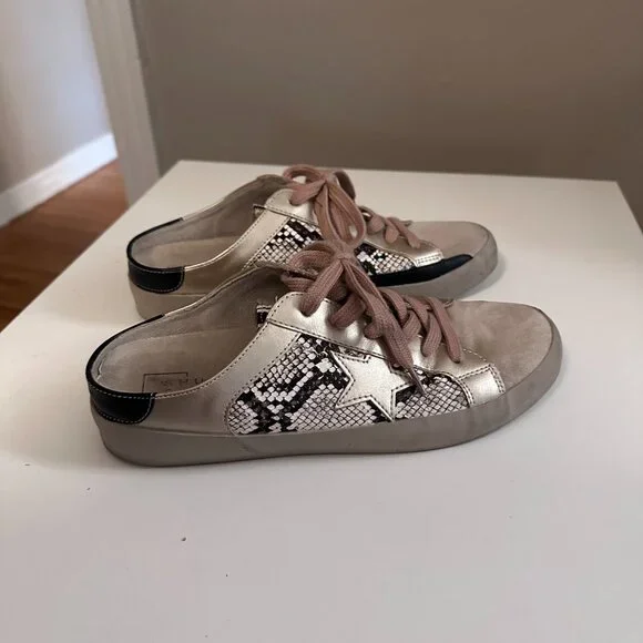 Snake Skin Slide-On Sneakers - Picture 3 of 3